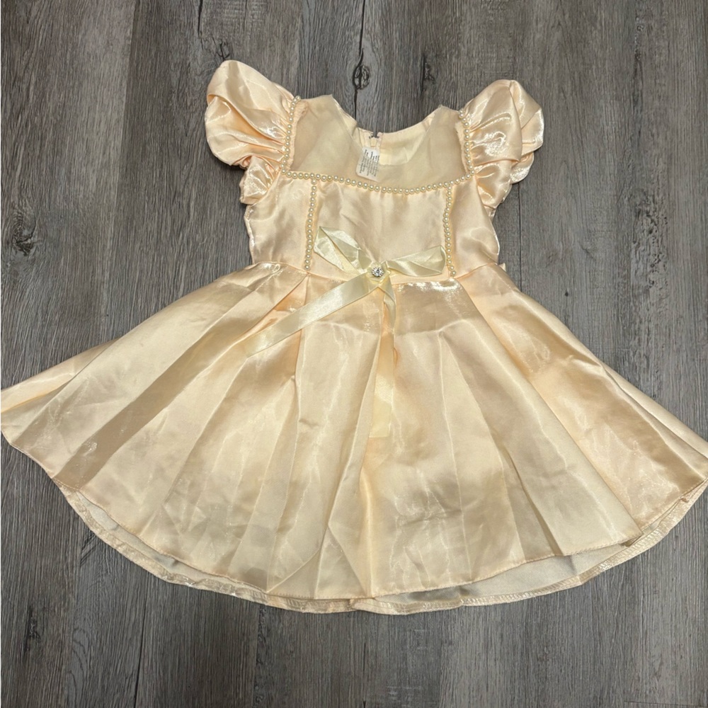 Elegant Cream Kids Costume Dress